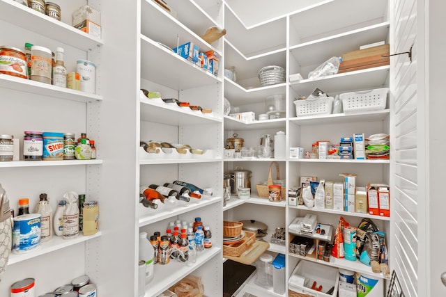 view of pantry