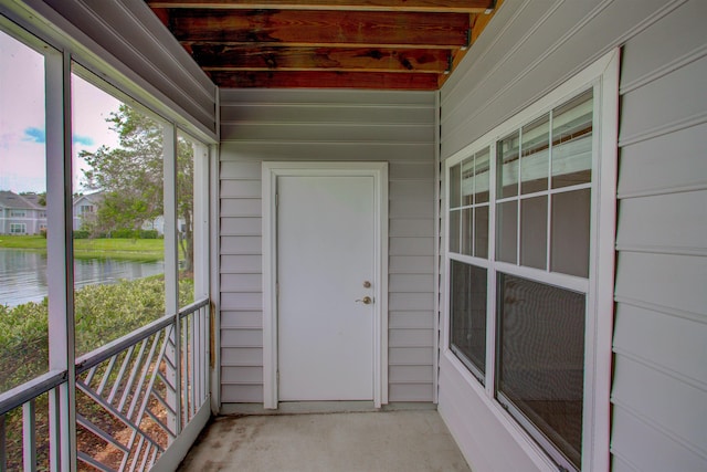 20102 Harbour Vista Cir, Saint Augustine, FL 32080 - unfurnished sunroom with a water view