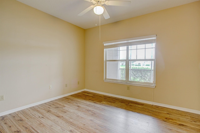 20102 Harbour Vista Cir, Saint Augustine, FL 32080 - unfurnished room with wood finished floors and ceiling fan
