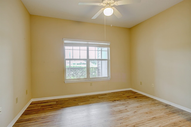 20102 Harbour Vista Cir, Saint Augustine, FL 32080 - spare room with wood finished floors and ceiling fan
