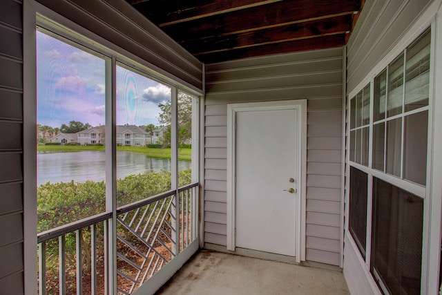 20102 Harbour Vista Cir, Saint Augustine, FL 32080 - unfurnished sunroom with a water view