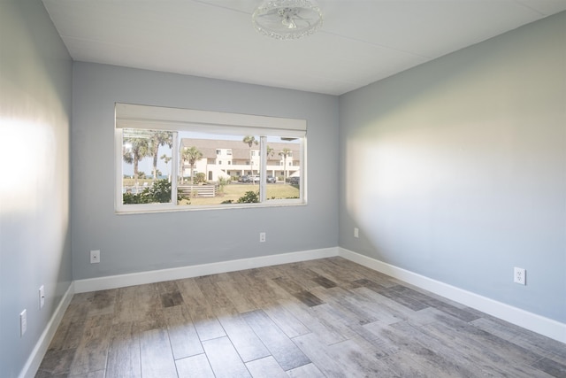8550 S A1A # 331, Saint Augustine, FL 32080 - empty room featuring wood finished floors and baseboards