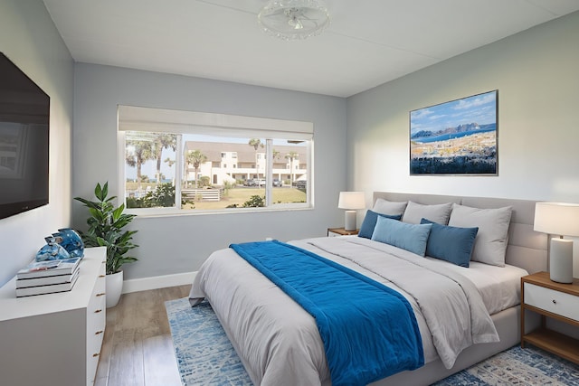 8550 S A1A # 331, Saint Augustine, FL 32080 - bedroom with wood finished floors and baseboards