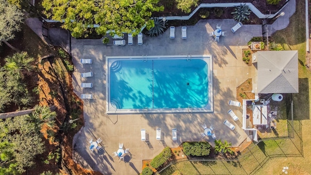 3 Tarragona Ct, Saint Augustine, FL 32086 - aerial view of a pool