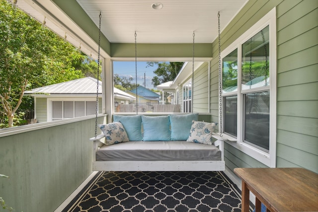 137 Twine St, Saint Augustine, FL 32084 - sunroom featuring plenty of natural light and a ceiling fan