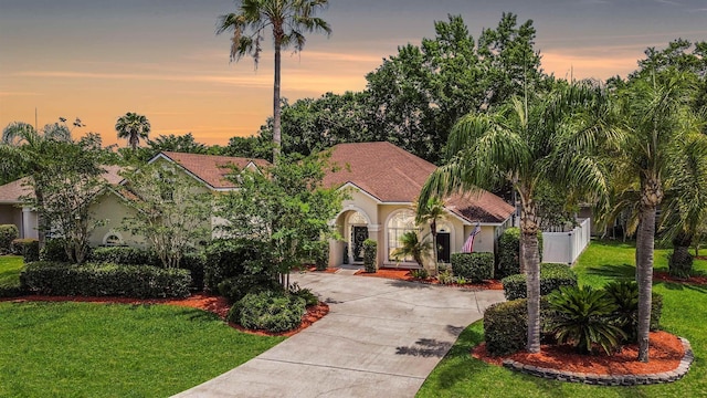 700 N Indigo Ter, Saint Johns, FL 32259 - mediterranean / spanish-style home with stucco siding and concrete driveway