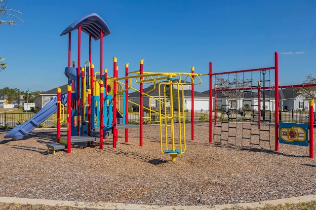 view of play area