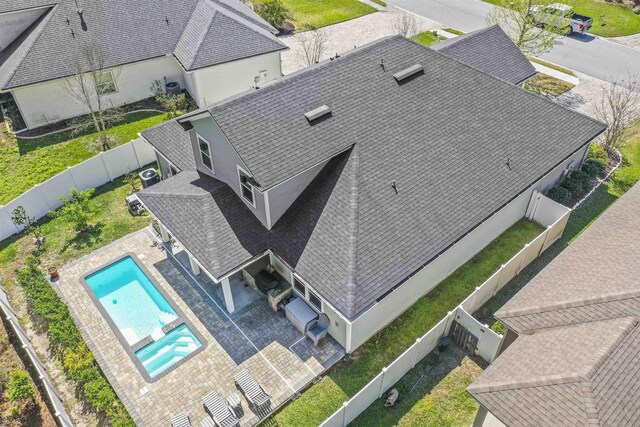 drone / aerial view