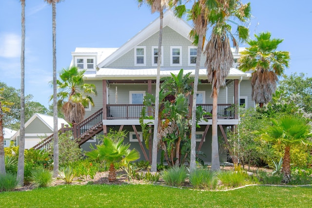 view of rear view of property