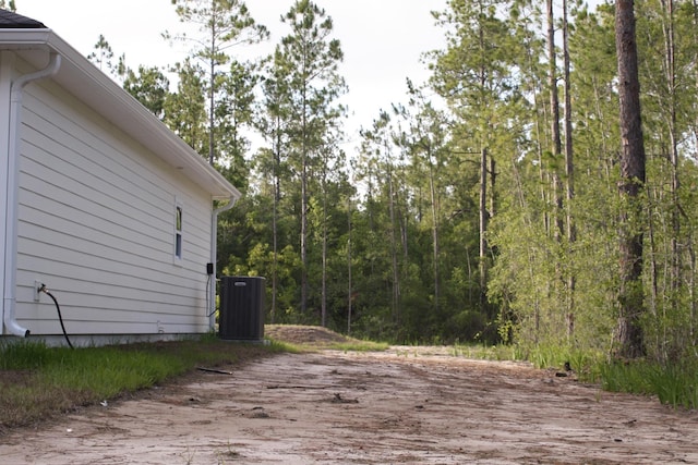 exterior space with central AC unit