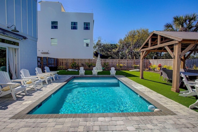 16/18/20 Inlet Pl, Saint Augustine, FL 32080 - view of pool with a patio area and a gazebo