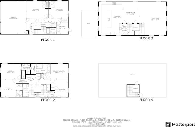 16/18/20 Inlet Pl, Saint Augustine, FL 32080 - home floor plan
