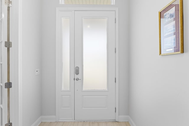 443 Pescado Dr, Saint Augustine, FL 32095 - doorway to outside with baseboards