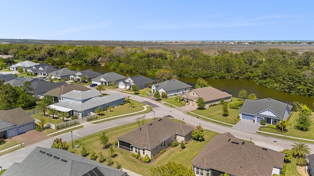 443 Pescado Dr, Saint Augustine, FL 32095 - bird's eye view with a water view and a residential view