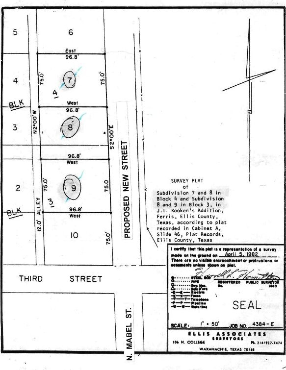 313 E 3rd St, Ferris TX, 75125 land for sale