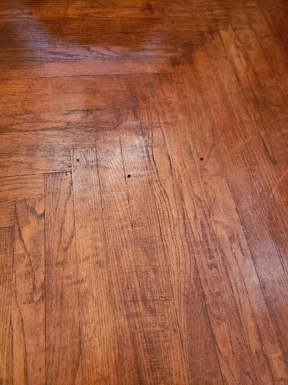 details featuring dark hardwood / wood-style flooring