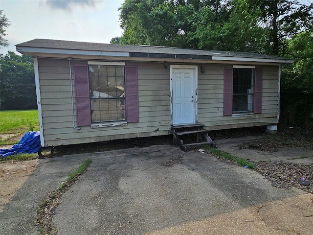 view of front of home