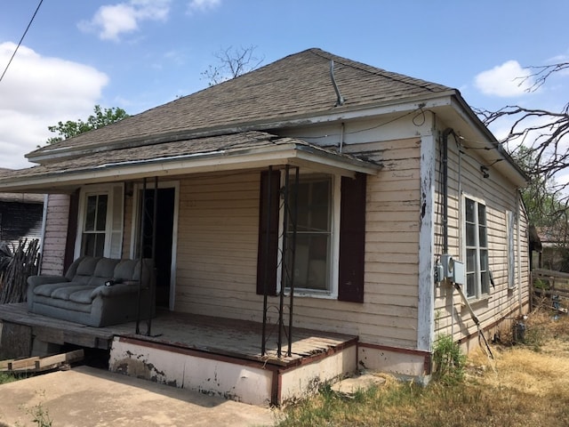 view of bungalow