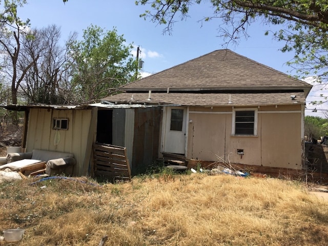 view of rear view of property