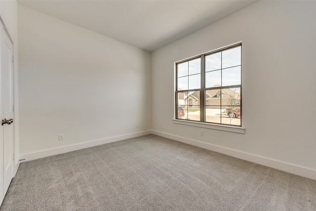 empty room with light carpet