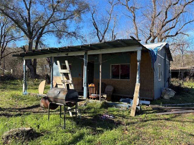 view of rear view of property