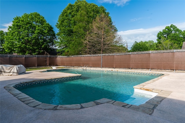 view of pool