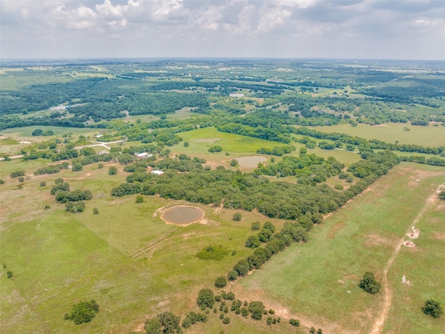 bird's eye view featuring a rural view