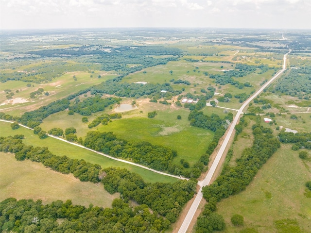 drone / aerial view featuring a rural view