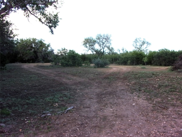 view of landscape featuring a rural view