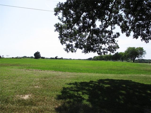 view of nature with a rural view