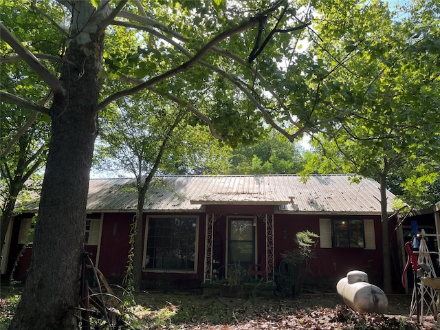 view of rear view of property