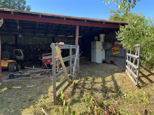 view of shed / structure