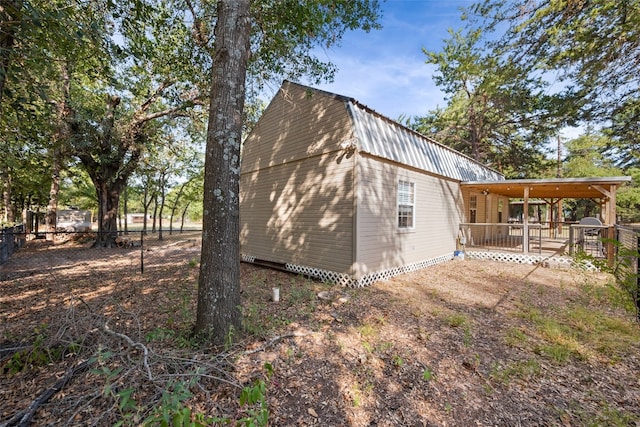 view of property exterior