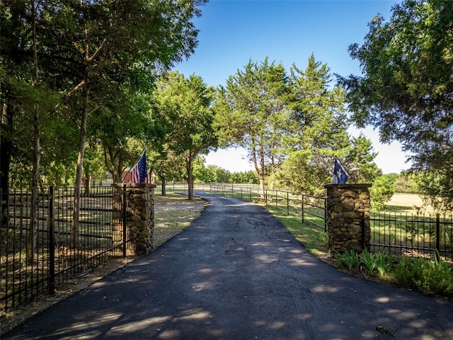 view of road