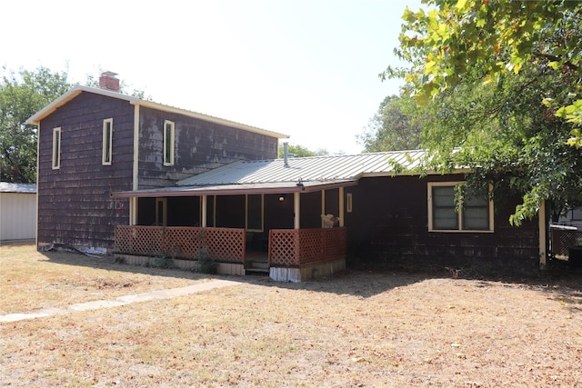 view of rear view of property