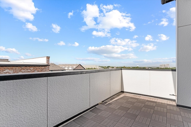 view of patio / terrace featuring a balcony