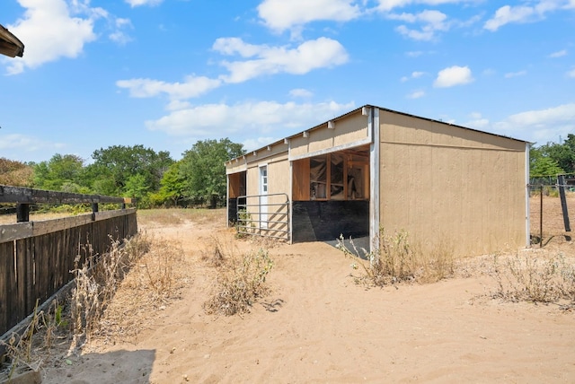 view of shed / structure