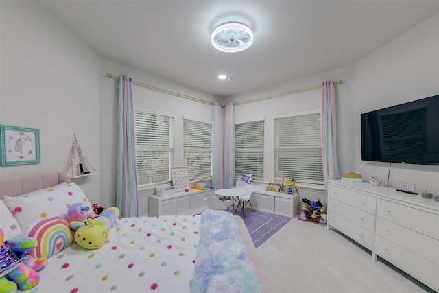 bedroom featuring carpet flooring