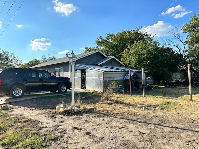 view of side of home