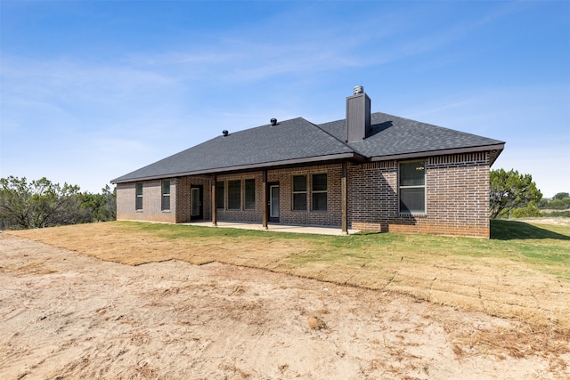 view of rear view of property