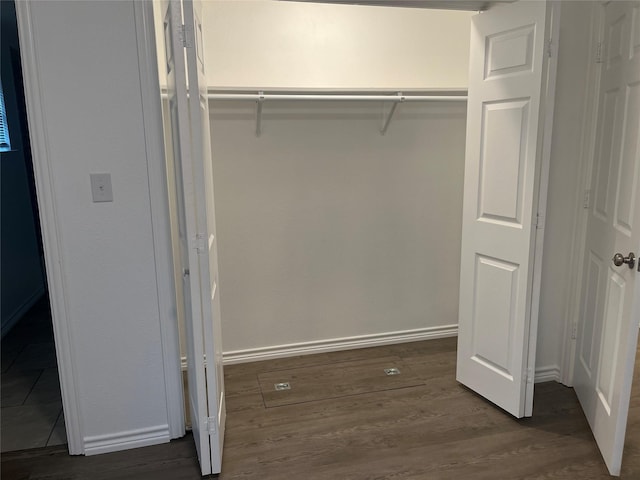 view of closet