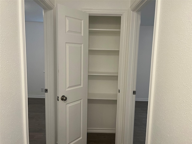 view of closet