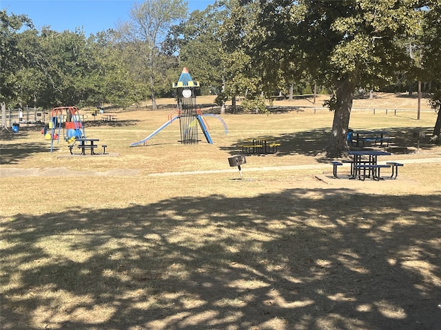 surrounding community featuring a playground