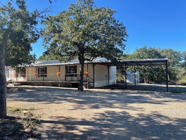 view of front of home featuring covered porch