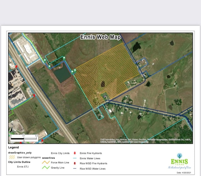 225 Valek Rd, Ennis TX, 75119 land for sale