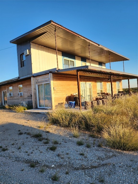 view of rear view of property