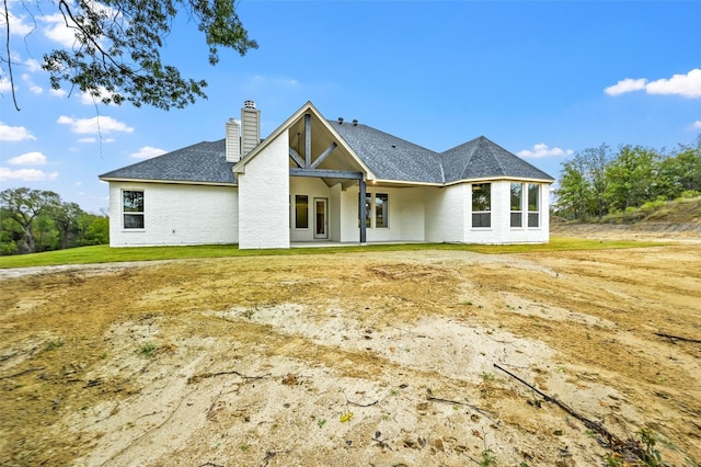 view of rear view of property