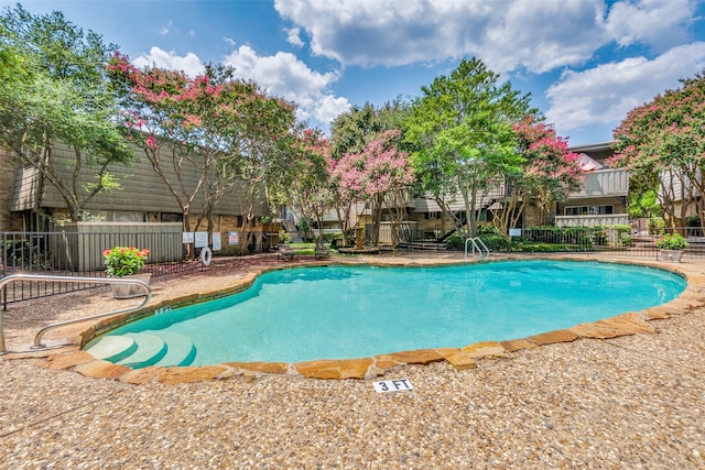 view of pool