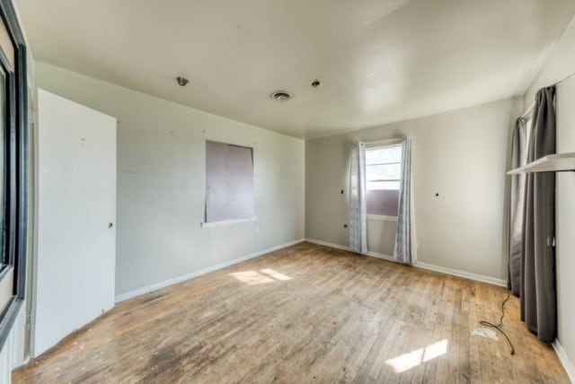 interior space featuring light hardwood / wood-style flooring