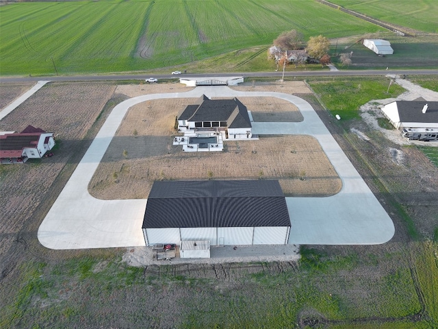 drone / aerial view featuring a rural view